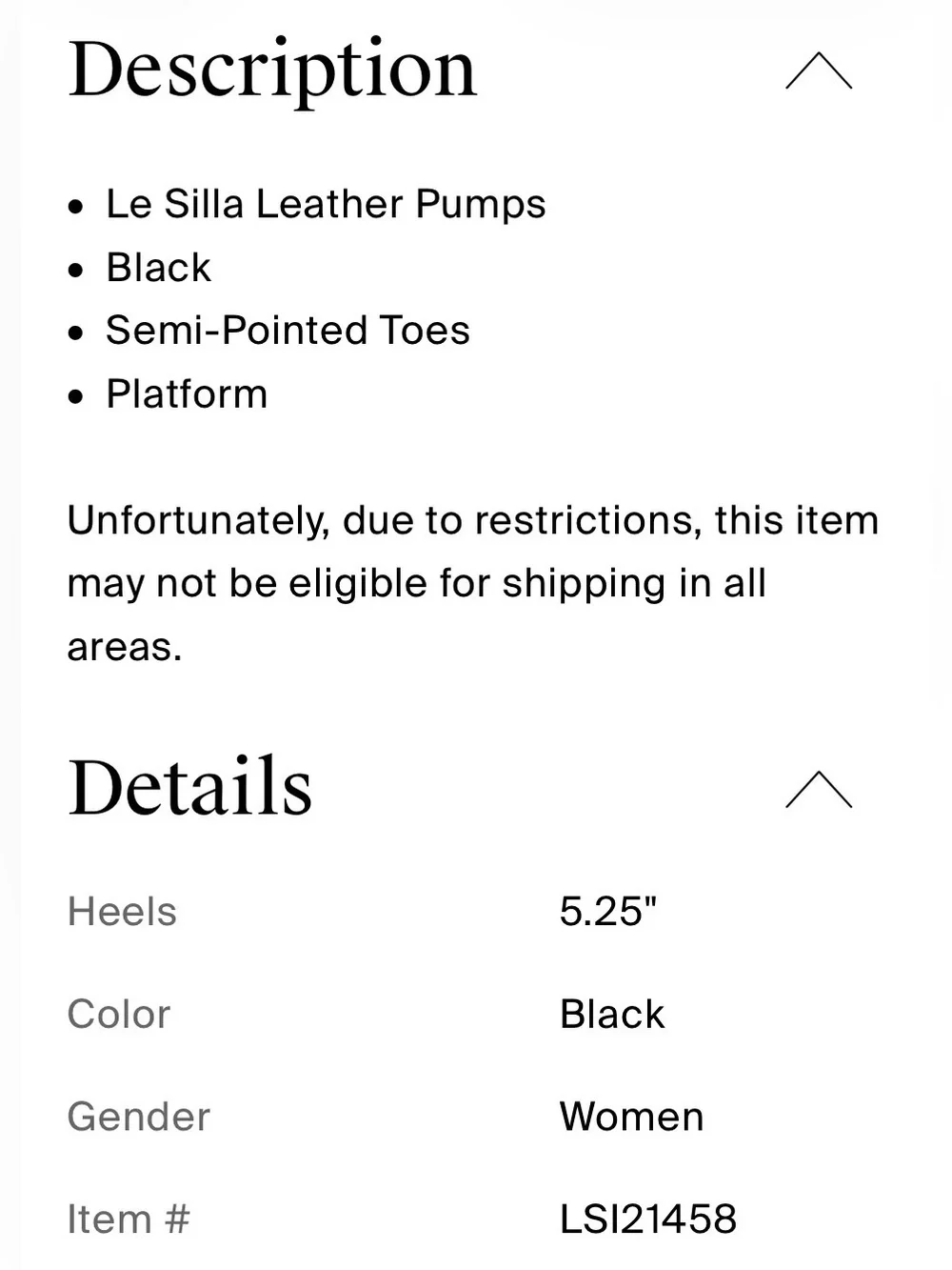 Le Silla Black Leather Platform Stiletto Pumps Size 37.5 / US 7.5 Made in Italy